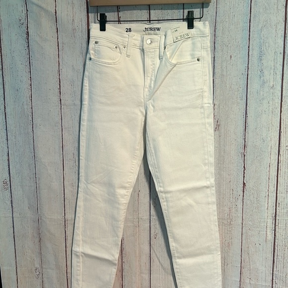 NWT J. Crew 9" toothpick jean in white wash - Picture 7 of 16